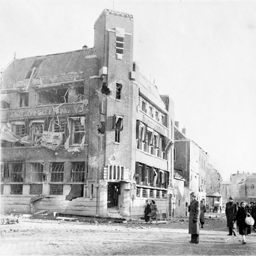 Oktober 1944 – Buitenhaven richting Visstraat